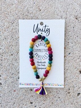 World Finds Kantha Connection Rainbow Unity Bracelet